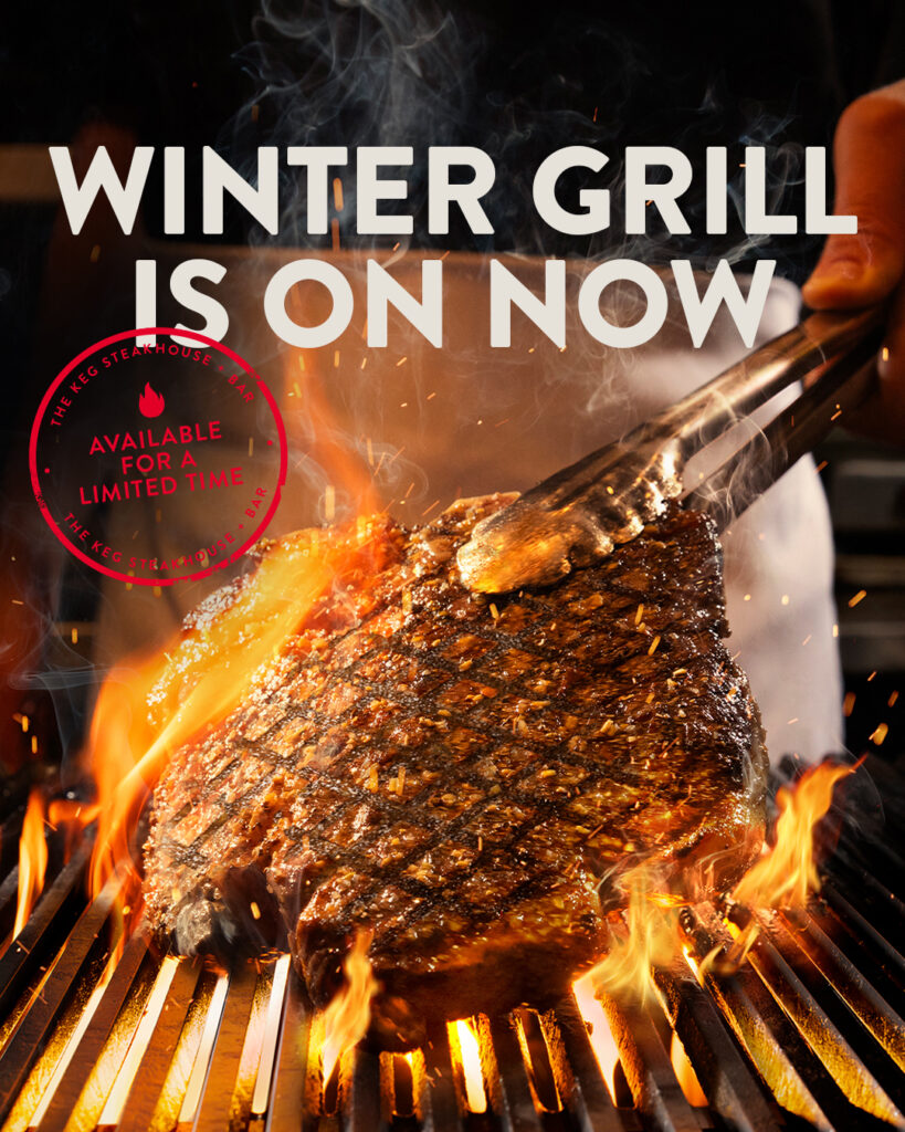 The Keg Classics Menu with prices