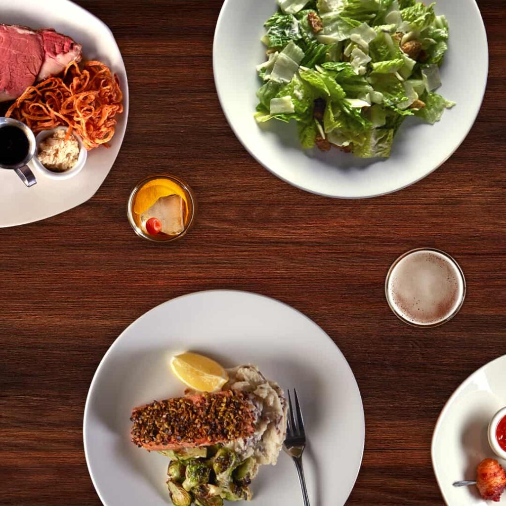 The Keg Lunch Salads Menu with prices
