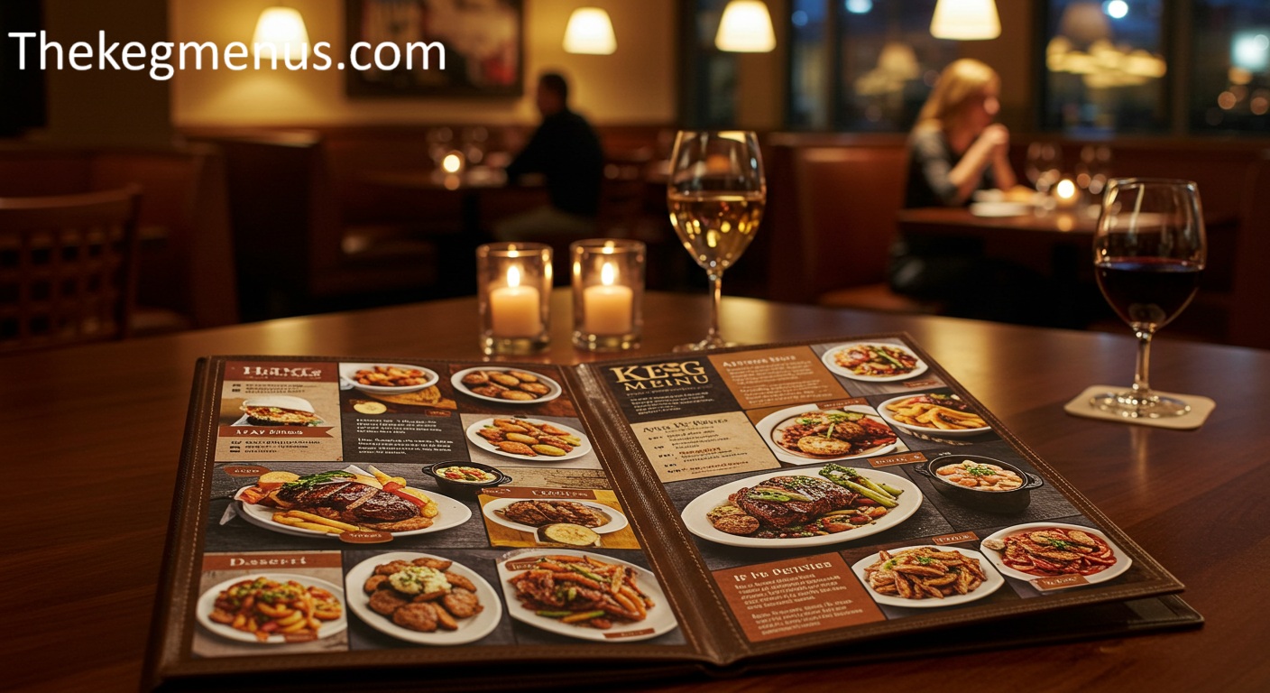The keg menus